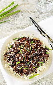 Mongolian Beef with Coconut Rice