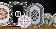 Marble Inlay Pietra Dura Table Tops | Interior2han.net