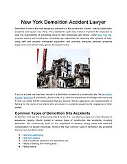 New York Demolition Accident Lawyer