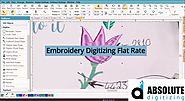 Flat Rate Embroidery Digitizing at $10