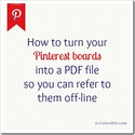How to turn your Pinterest boards into a PDF or JPEG using Clipzine.me
