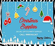 Christmas Party Supplies from Party Zebra