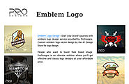 Start your Brand's Journey with Emblem Logo Design