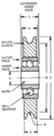 Idler Pulleys - Small Nylon Pulleys - Bearing Mounted