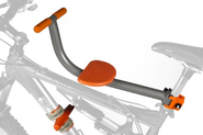 Amazon.com: TYKE TOTER Front Mount Child Bicycle Seat (Age 2-5 yrs., Weight Limit 45 Lbs.): Baby