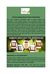 Various Approaches To Treat Depression