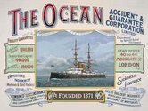 The Ocean Metal Sign: Ship and Nautical Decor Wall Accent