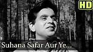 Suhana Safar Aur Ye - Madhumati Songs - Dilip Kumar - Vyjayantimala - Mukesh
