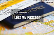 Lost Passport Houston | Same Day Lost Passport Replacement | Texas Passport Center