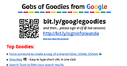 Gobs of Google Goodies - Google Docs