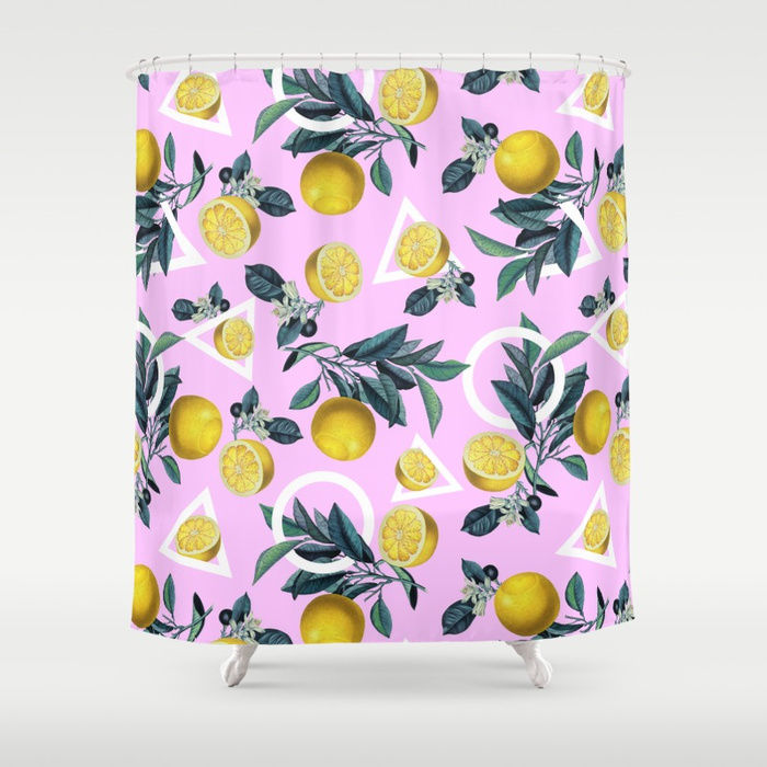 Lemon Yellow Shower Curtain Ideas for Your Bathroom Decor A Listly List
