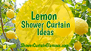 Lemon Yellow Shower Curtain Bathroom Ideas