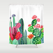 A Prickly Bunch 4 Shower Curtain