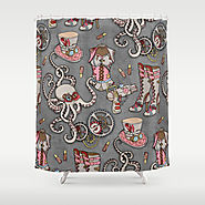 Steampunk Shower Curtain