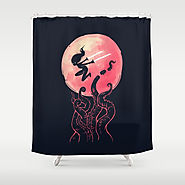 Kraken Shower Curtain