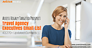 Industry Executives Business Lists: Speed up the marketing process with Travel Agency Executives Email List