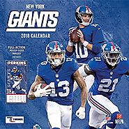 New York Giants Calendar: Full-action Poster-sized Images!