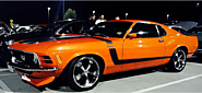 Orange Pearl Mach 1 1970 Mustang