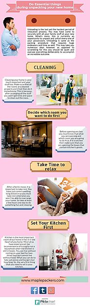 Do Essential things during unpacking your new home | Piktochart Visual Editor