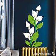 Floral Wall Art Stickers | Wall Art Stickers | Wall Art Studios