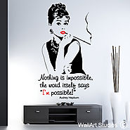 Music, Movies and Legends Wall Art Stickers | Wall Art Studios