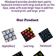 Large Print Keyboard Sticker - 4keyboard | Visual.ly