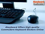 4keyboard Offers High-quality Commodore Keyboard Stickers Online