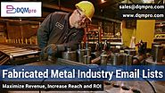 Fabricated Metal Industry Direct Email Lists