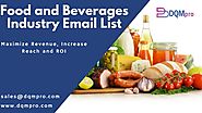 Food and Beverages Industry Email List
