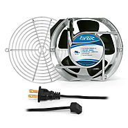 172mm Cabinet Cooling Fan Kit, Cord and Wire Guard 120v CAB707 - GardTec