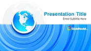 Blue Circle Professional PowerPoint Template