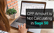 CPP Amount is Not Calculating in Sage 50 - How to fix - + 1-844-313-4854