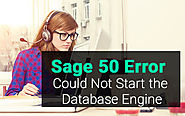 Sage 50 "Could Not Start the Database Engine" +1844-313-4854