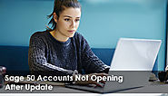 Sage 50 Accounts Not Opening After Update - Fix It - +1844-313-4854