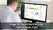 Fix Sage 50 Could Not Find the Default Data Path - +1-844-313-4854