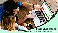 Make QuickBooks Invoice Templates in MS-Word +1-844-313-4854