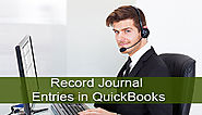 How to Record Journal Entries in QuickBooks +1-844-313-4854