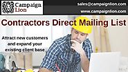 Contractors Direct Mailing List | Builders and General Contractors Email Database