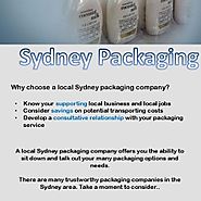 Why Choose A Local Sydney Packaging Company?
