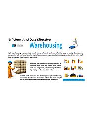 Efficient And Cost Effective Warehousing -Hoxton Industries