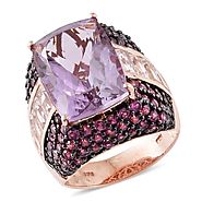 7 Amazing Garnet & Amethyst Rings to for Your Special Moments