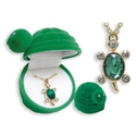 Amazon.com: TURTLE Crystal Pendant Necklace in Turtle shaped Gift Box: Jewelry