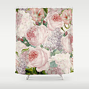 Vintage Roses and Lilacs Pattern - Smelling Dreams