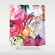 Bloom Floral Shower Curtain