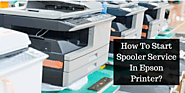 How To Start Spooler Service In Epson Printer?