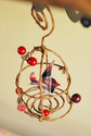 Bird and birdcage ornament