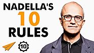 Satya Nadella's Top 10 Rules For Success (@satyanadella)