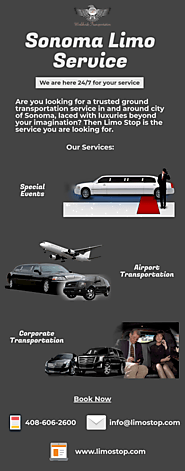 Sonoma Limo Service by Limo Stop