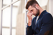 depressed man