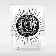 YOU ARE MY SUNSHINE Shower Curtain